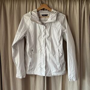 North Face Women's Venture 2 Rain Jacket White Size M DryVent Waterproof